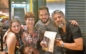 Rogéria Xerxenevsky, Luciana Amaral, Estácio Rodrigues e Helius D'Agostini